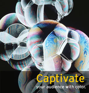 Captivate your audience with color.